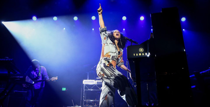 Alicia Keys at Cadence Bank Amphitheatre