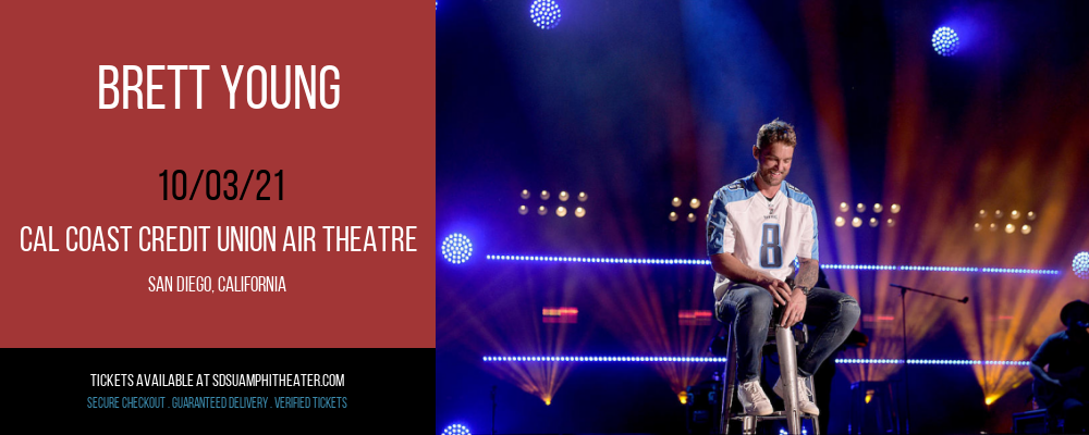 Brett Young at Cal Coast Credit Union Air Theatre tickets Brett Young at Cal Coast Credit Union Air Theatre