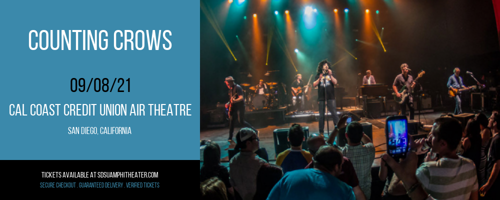 Counting Crows at Cal Coast Credit Union Air Theatre tickets Counting Crows at Cal Coast Credit Union Air Theatre
