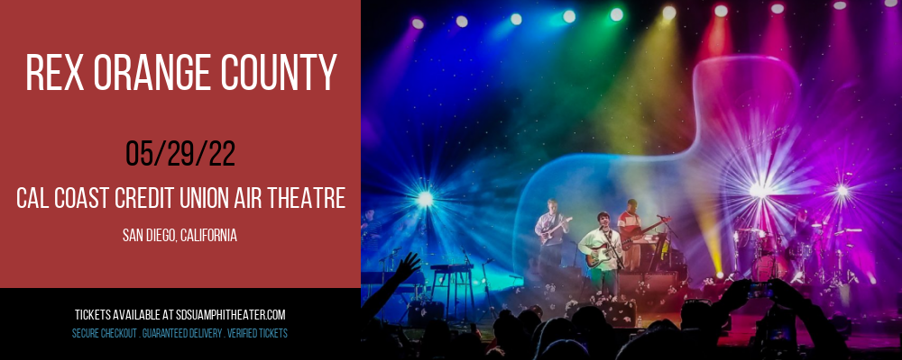 Rex Orange County at Cal Coast Credit Union Air Theatre tickets Rex Orange County at Cal Coast Credit Union Air Theatre