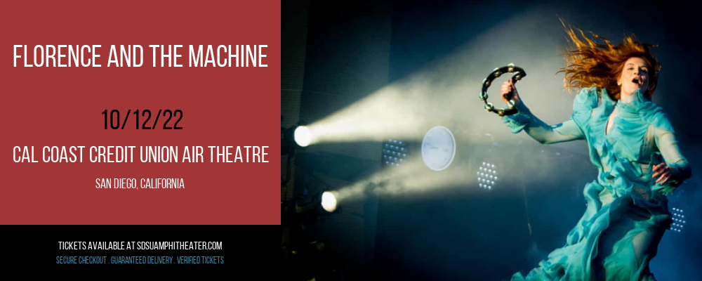 Florence and The Machine at Cal Coast Credit Union Air Theatre tickets Florence and The Machine at Cal Coast Credit Union Air Theatre