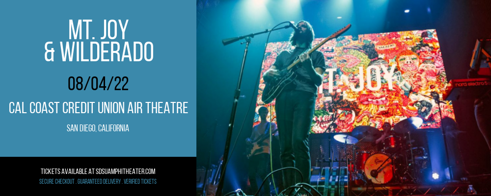 Mt. Joy & Wilderado at Cal Coast Credit Union Air Theatre tickets Mt. Joy & Wilderado at Cal Coast Credit Union Air Theatre