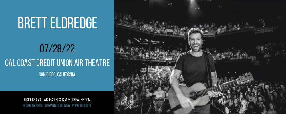 Brett Eldredge at Cal Coast Credit Union Air Theatre tickets Brett Eldredge at Cal Coast Credit Union Air Theatre