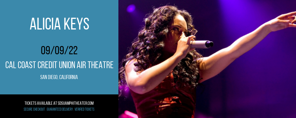 Alicia Keys [POSTPONED] at Cal Coast Credit Union Air Theatre