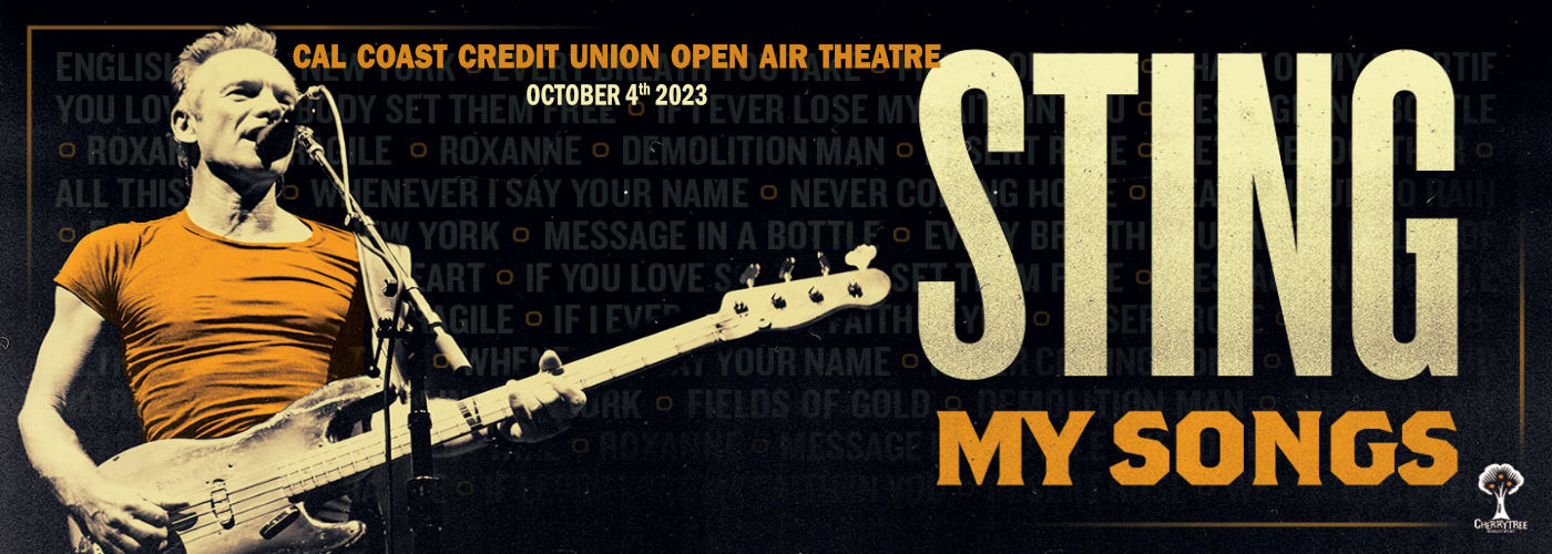 Sting at Cal Coast Credit Union Air Theatre