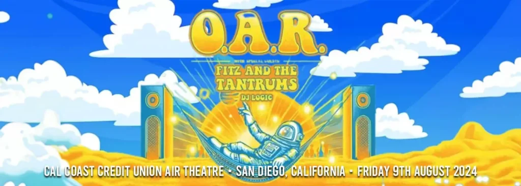 O.A.R. & Fitz and The Tantrums at Cal Coast Credit Union Open Air Theatre