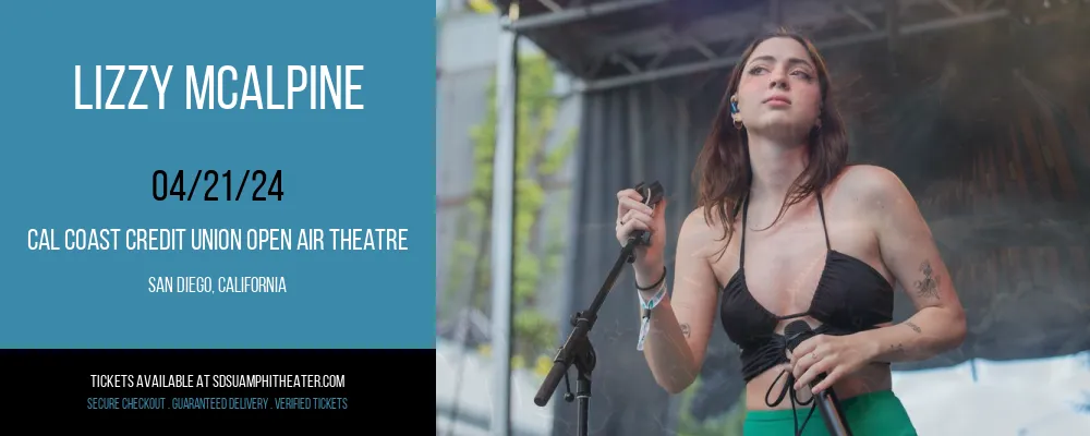 Lizzy McAlpine at Cal Coast Credit Union Open Air Theatre
