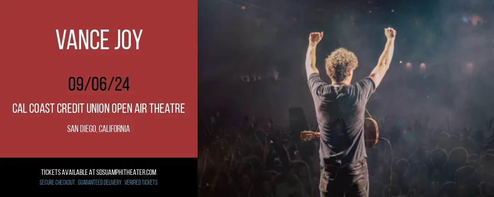 Vance Joy at Cal Coast Credit Union Open Air Theatre