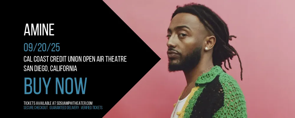 Amine at Cal Coast Credit Union Open Air Theatre