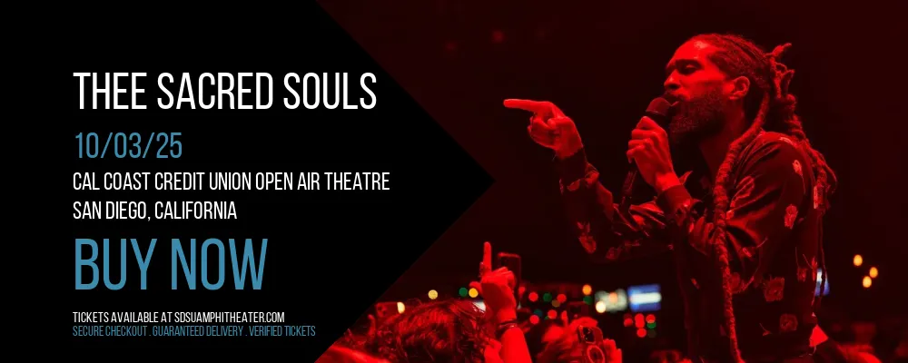 Thee Sacred Souls at Cal Coast Credit Union Open Air Theatre