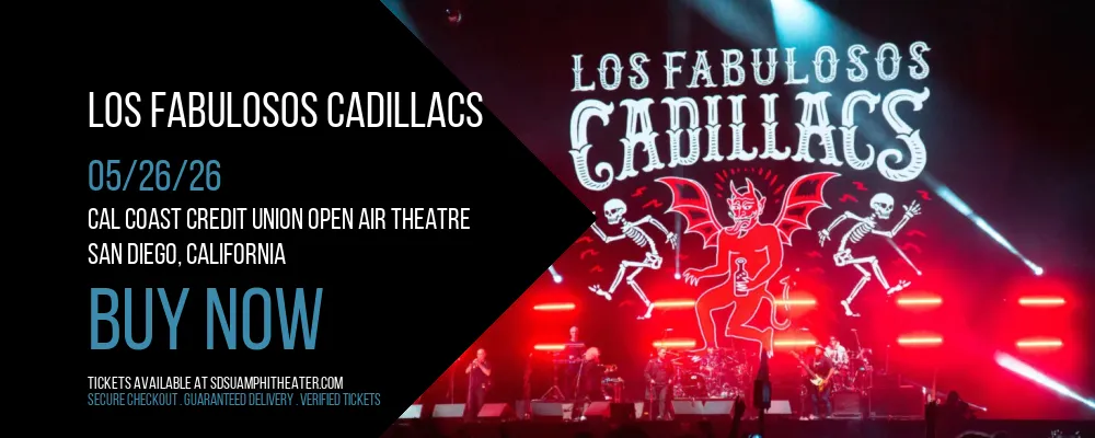 Los Fabulosos Cadillacs at Cal Coast Credit Union Open Air Theatre