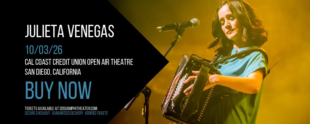 Julieta Venegas at Cal Coast Credit Union Open Air Theatre