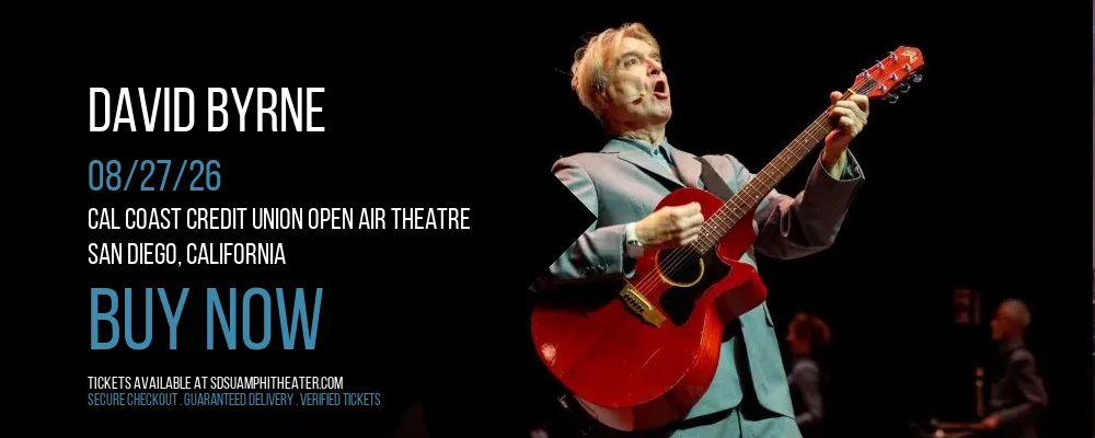 David Byrne at Cal Coast Credit Union Open Air Theatre